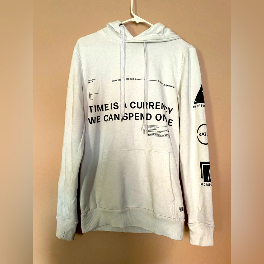 White Graphic Sweatshirt